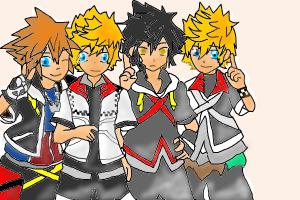 Sora Roxas Vanitas Ventus KH