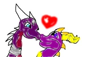 Spyro love Cynder