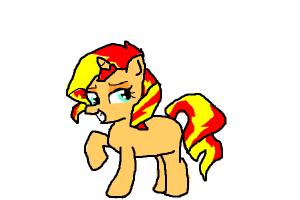 sunset shimmer from mlp eg