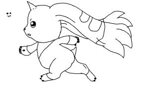 Terriermon running