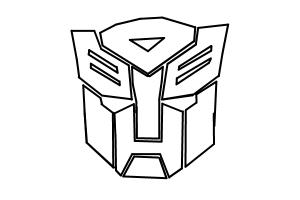 How to Draw Transformers Autobots Logo Easy Tutorial  YouTube