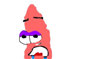 Tried to draw Patrick of spongebob
