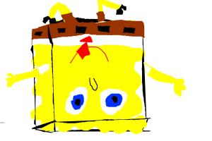 Upside down spongebob!