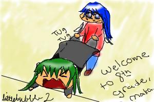 Welcome to 8th grage, Maka.