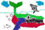 Whale Drawing