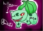 How to Draw Bulbasaur With Colour