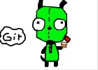 Gir With a Muffin