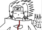 How to Draw Sasuke In Akatsuki