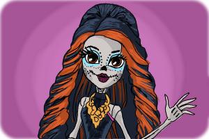 How to Draw Skelita Calaveras from Monster High