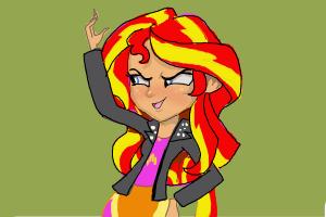 How to Draw Sunset Shimmer from My Little Pony Equestria Girls