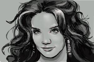 How to Draw Katie Holmes