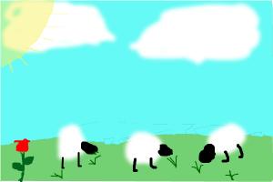 How to Make Landscape With Sheep