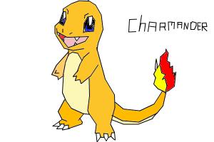 How to Draw Charmander The Lizard Pokemon