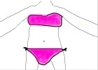 How to Draw a Body Of a Swimsuit Model