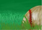 How to Draw a Baseball In Grass