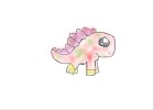 Cute Cartoon Stegosaurus