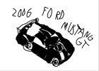 How to Draw a 2006 Ford Mustang Gt