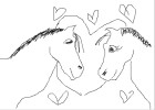 Two Horses In Love