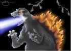 How to Draw Godzilla 1995 - DrawingNow