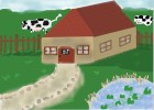 How to Draw a Farm House