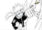Naruto Punching Orochimaru In The Face