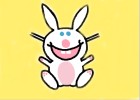 How to Draw Happy Bunny