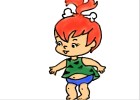 How to Draw Pebbles Flintstone