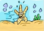 How to Draw Scared Starfish
