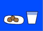 How to Draw Cookies And Milk