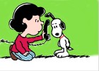 How to Draw Lucy And Snoopy On The Telephone