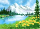 How to Draw Mountain Flowers