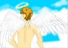 How to Draw an Angel W/ Wings (Back View)