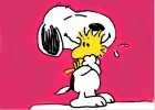 How to Draw Snoopy Kissing Woodstock