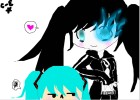 How to Draw Blackrockshooter And Miku