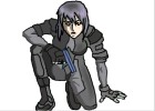 How to Draw Motoko Kusanagi