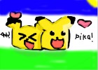 Pikachu And Pichu Blob