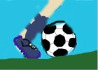 Soccer Ball And Big Kick