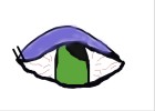 Cartoon Coloured Eye