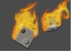 How to Draw Flaming Dice, Die