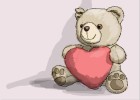 How to Draw a Valentines Day Heart Bear