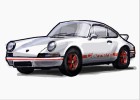 How to Draw a Porsche 911 Carrera Car