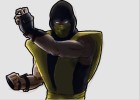 How to Draw Scorpion from Mortal Kombat