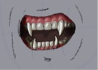How to Draw Vampire Fangs And Teeth