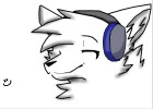 How to Draw a Wolf W/ Headphones