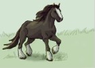 How to Draw a Shire Horse