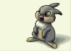 How to Draw Thumper from Bambi