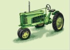 How to Draw a John Deere Tractor