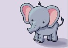 How to Draw a Baby Elephant