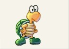 How to Draw a Koopa Troopa from Mario Bros