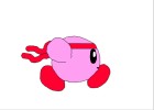 How to Draw Fighter Kirby Running